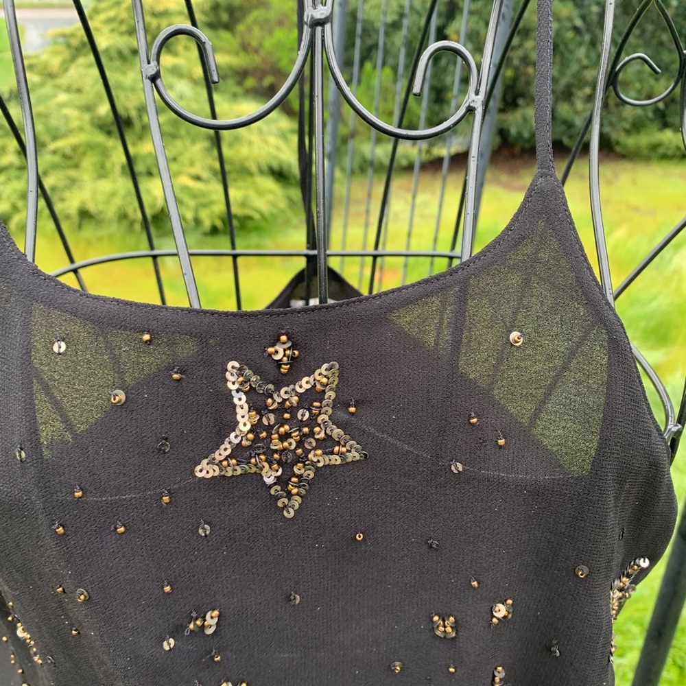 Black Starry Camisole by Free People,HP25 - Picture 4 of 9